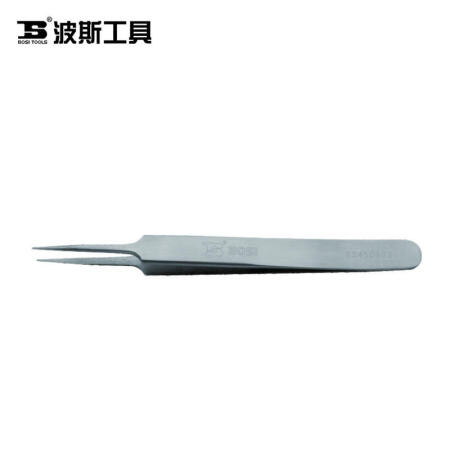 波斯 不锈钢微尖头镊子 120X9X2mm；BS450903