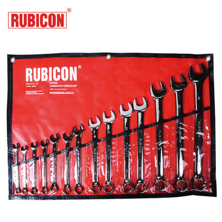 罗宾汉(RUBICON) 14件美式梅花开口两用扳手组套；RCW-314