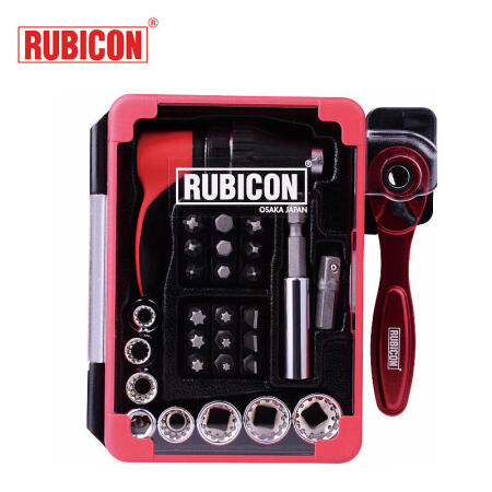 罗宾汉(RUBICON) 30件6.3mm(1/4”)迷你综合套筒组套；RGH-30