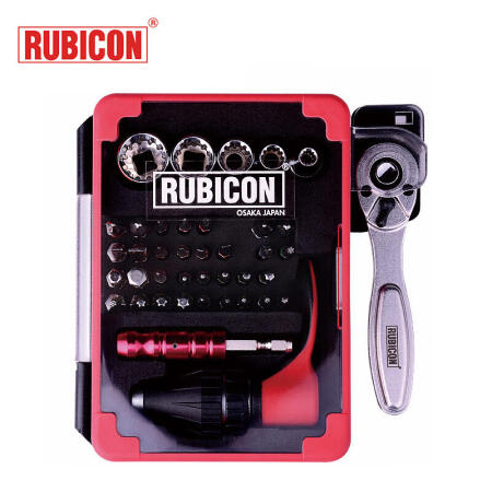 罗宾汉(RUBICON) 40件6.3mm(1/4”)迷你综合套筒组套；RGH-40