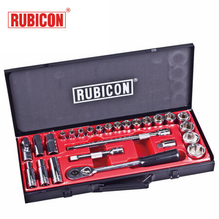 罗宾汉(RUBICON) 26件12.5mm(1/2”)综合套筒组套；RGS-026