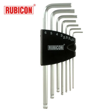 罗宾汉(RUBICON) 公制7支装长波头内六角扳手套装1.5-6mm；RHK-287L