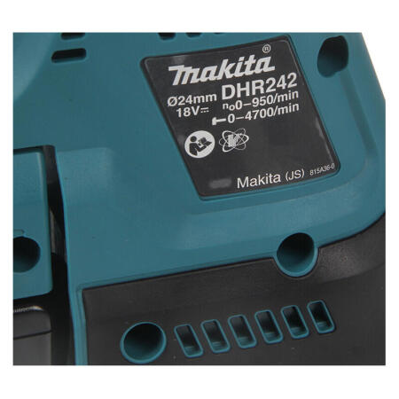 牧田(makita) 充电式无刷电锤24mm(15/16)裸机18V；DHR242Z