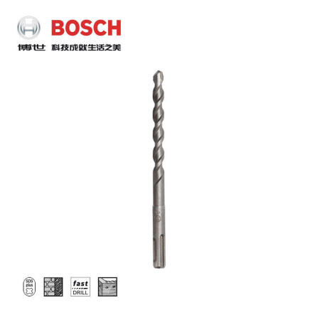 博世(BOSCH) 四坑1系(4坑2刃)电锤钻头 5X50/110；2608680258（两坑两槽 适用于混凝土）