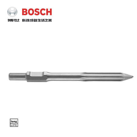 博世(BOSCH) GSH16用六角柄(30mm)自磨尖凿 400mm；2608690111