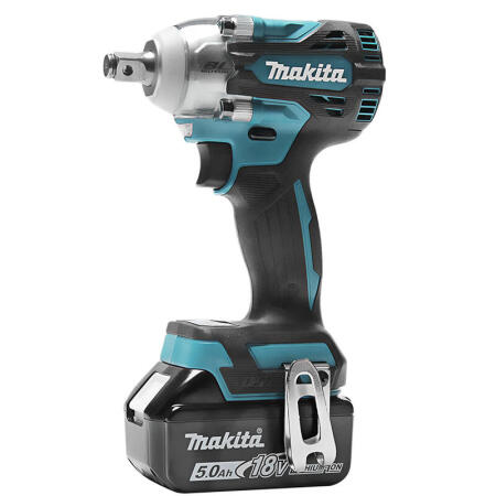 牧田(makita) 充电式无刷冲击扳手(1/2)18V5.0AH 新品促销；DTW300RTJ