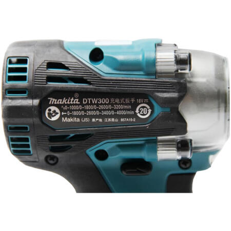 牧田(makita) DC 充电式冲击扳手3.0Ah 方形传动螺杆12.7mm(1/2”)；DTW300SJX3