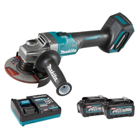 牧田(makita) DC 充电式角向磨光机2.5Ah 100mm(4”);GA021GD201(两电一充2*2.5AH )