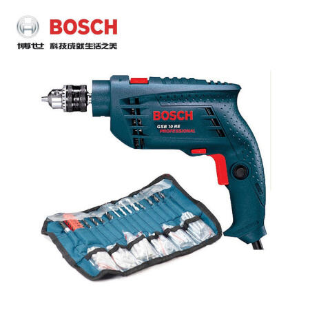 博世(BOSCH) 冲击钻(附件套装)；GSB 10 RE set