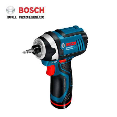 博世(BOSCH) 锂电充电式冲击起子机(2电1充 2.0Ah)专业级；GDR 12-Li