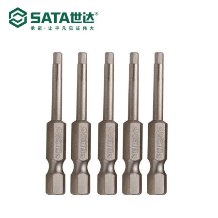 世达 5件套6.3MM系列50MM长六角旋具头3MM；59353