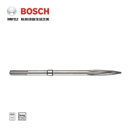 博世(BOSCH) 五坑Rtec微螺旋自磨尖凿(10支装),10支/盒；2608690168