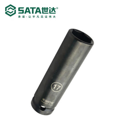 世达 1/2寸系列六角薄壁风动长套筒10MM；34403T