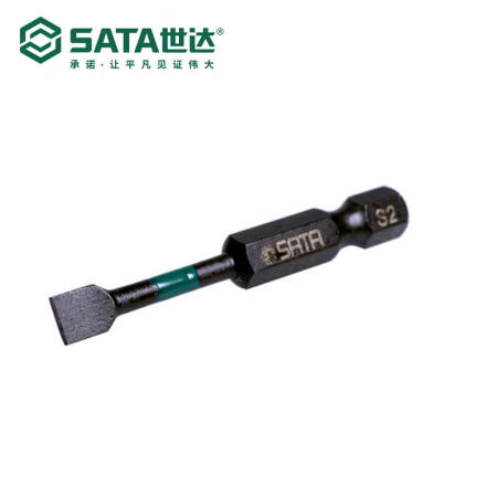 世达 10件套6.3MM系列50MM长抗冲击一字旋具头5MM；59716