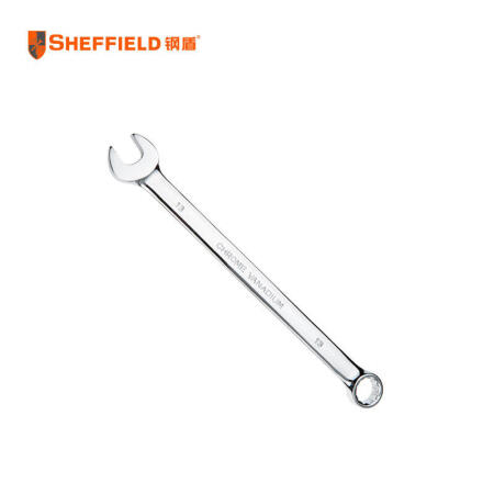 钢盾(SHEFFIELD) 公制精抛光两用加长扳手13mm；S017113