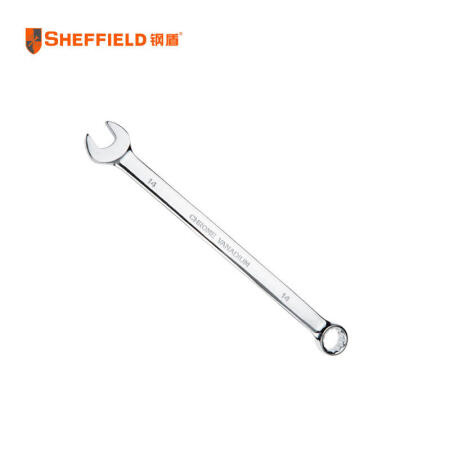 钢盾(SHEFFIELD) 公制精抛光两用加长扳手14mm；S017114