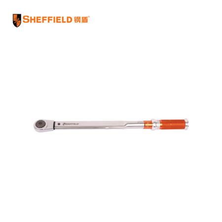 钢盾(SHEFFIELD) 3/8”全钢重预置式机械刻度扭力扳手5-25N•m；S016132