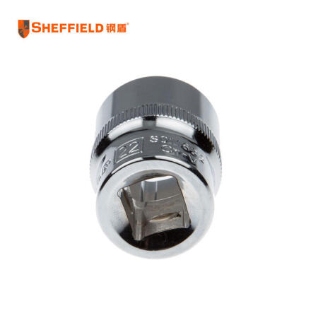 钢盾(SHEFFIELD) 12.5mm系列公制6角标准套筒22mm；S011622