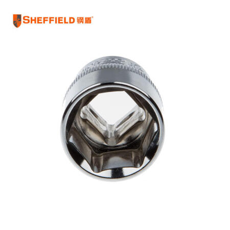 钢盾(SHEFFIELD) 12.5mm系列公制6角标准套筒22mm；S011622