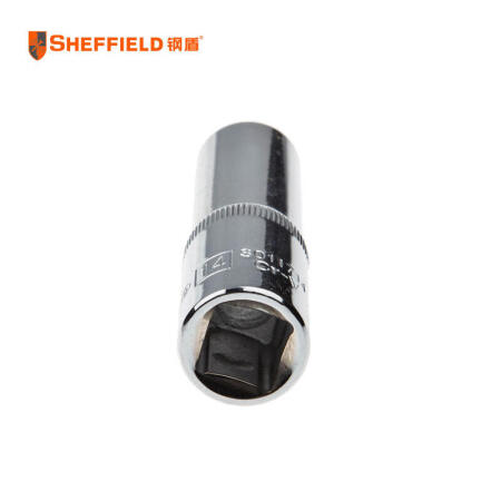 钢盾(SHEFFIELD) 12.5mm系列公制6角加长套筒14mm；S011714