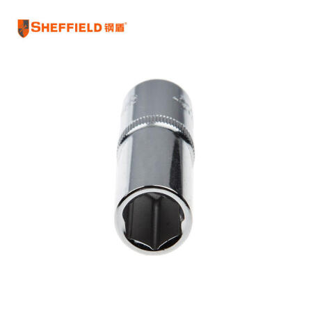 钢盾(SHEFFIELD) 12.5mm系列公制6角加长套筒14mm；S011714