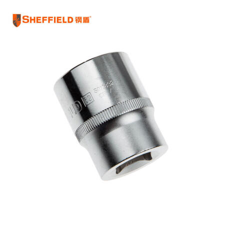 钢盾(SHEFFIELD) 19mm系列公制12角标准套筒32mm；S012832