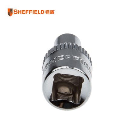 钢盾(SHEFFIELD) 6.3mm系列公制6角标准套筒4mm；S010104