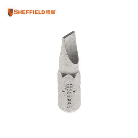 钢盾(SHEFFIELD) 5件套6.3mm系列25mm长一字旋具头6mm；S053009