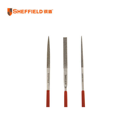 钢盾(SHEFFIELD) 3件套金刚石整形锉3X140mm；S090001