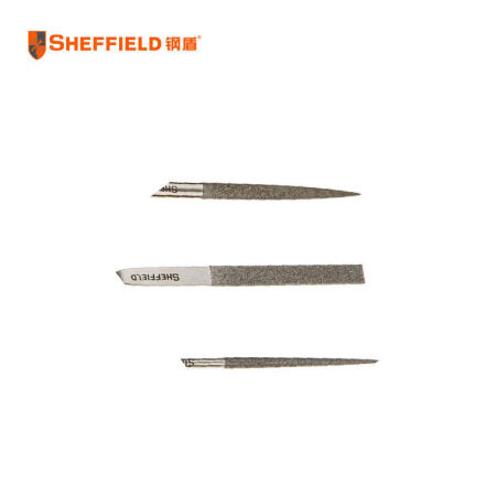 钢盾(SHEFFIELD) 3件套金刚石整形锉3X140mm；S090001