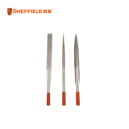 钢盾(SHEFFIELD) 3件套金刚石整形锉5X180mm；S090003