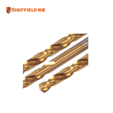 钢盾(SHEFFIELD) 公制镀钛高速钢直柄麻花钻1.0mm；S136001