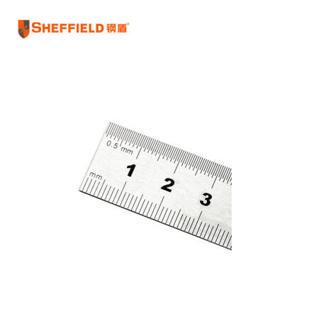 钢盾(SHEFFIELD) 不锈钢直尺6”(150mm)；S079006