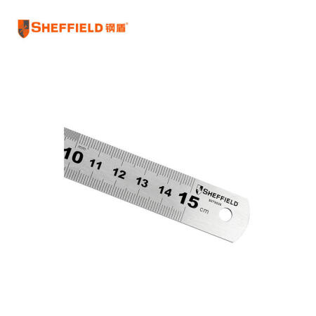 钢盾(SHEFFIELD) 不锈钢直尺6”(150mm)；S079006