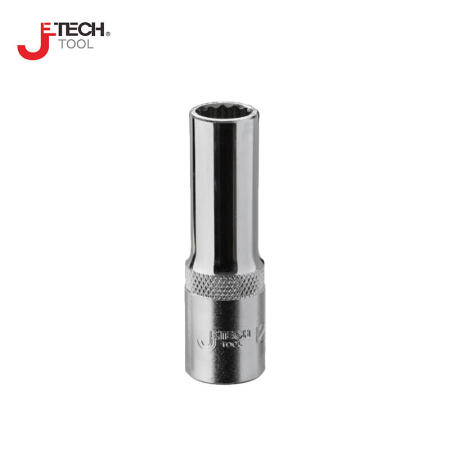 捷科(jetech) 12.5mm系列十二角公制镜面长套筒10mm；SKD1/2-D10