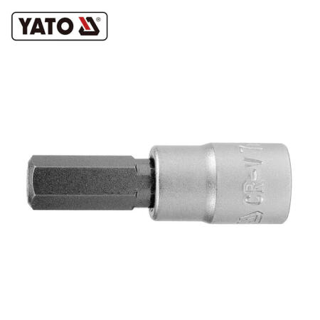 易尔拓 6.3mm(1/4”)系列37mm六角旋具套筒H3；YT-04370