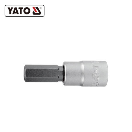 易尔拓 6.3mm(1/4”)系列37mm六角旋具套筒H5；YT-04372