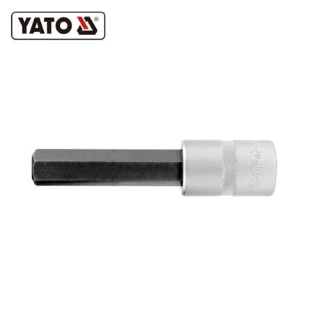 易尔拓 12.5mm(1/2”)系列100mm六角旋具套筒H4；YT-04390