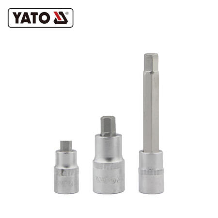 易尔拓 10mm(3/8”)系列36mm六角旋具套筒H7；YT-76594