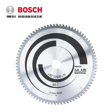 博世(BOSCH) 多功能圆锯片 254*2.7/2.0*25.4 T100；2608642198