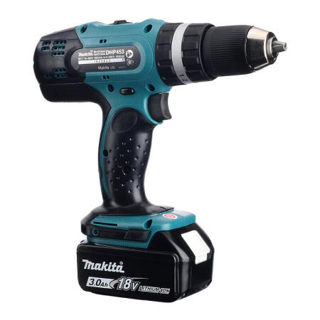 牧田(makita) 充电式冲击起子电钻13mm(1/2)18V3.0Ah；DHP453SFJ