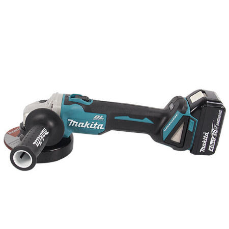 牧田(makita) 充电式无刷角向磨光机125mm(5寸)18V4.0Ah；DGA504RME