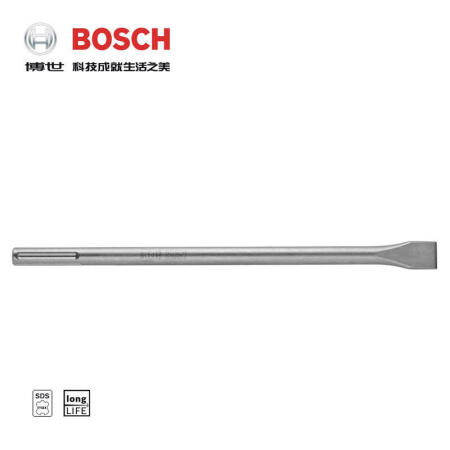 博世(BOSCH) 五坑扁凿 标准400mm(10支装),10支/盒；2608690125