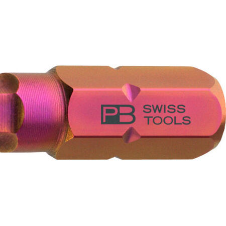 PB SWISS TOOLS 精密内六方批头C6.3(1/4”)；PB C6.210/2,5