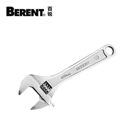 百锐工具(BERENT) 镀铬活动扳手6寸；BT2014