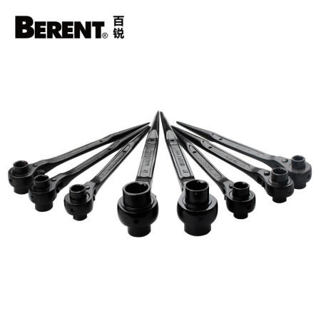 百锐工具(BERENT) 10X12mm尖尾棘轮扳手245mm；BT2371