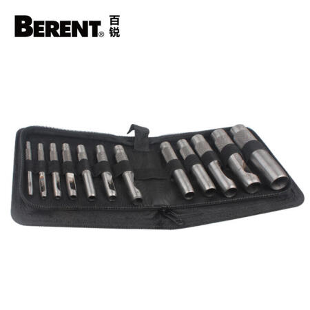 百锐工具(BERENT) 皮带冲,12件3-19mm；BT7092