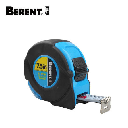 百锐工具(BERENT) 高精度钢卷尺(公制),7.5M*25mm；BT4204