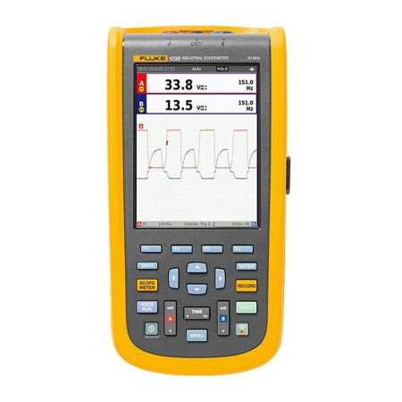 福禄克(FLUKE) 工业手持示波器频宽20MHz(带软件)；FLUKE-123B/CN/S