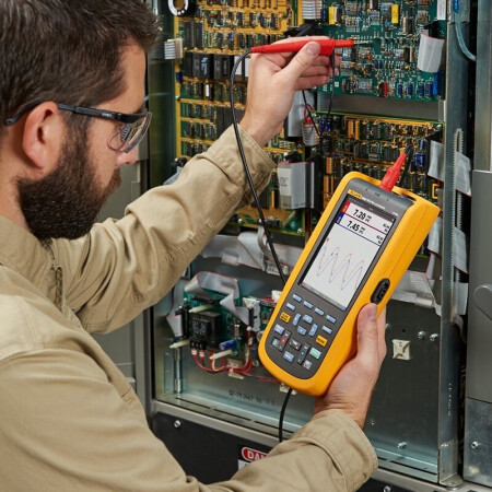 福禄克(FLUKE) 工业用手持式示波表40MHz(带软件)；FLUKE-125B/CN/S